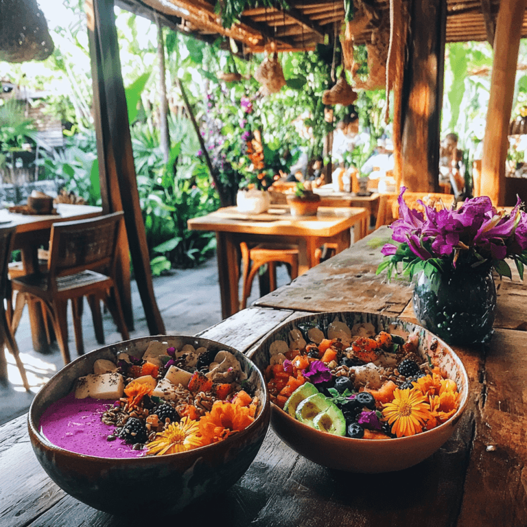 À la découverte de la scène végane de Bali : des bols colorés aux délices à base de plantes