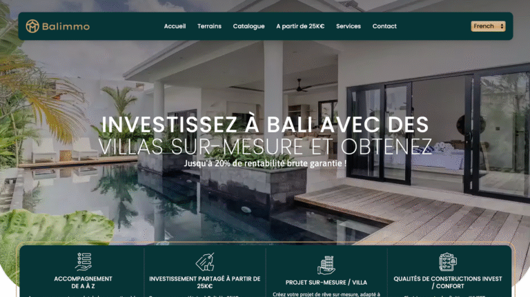 Découvrez BALIMMO : Votre Passeport Vers l’Investissement Immobilier d’Exception à Bali
