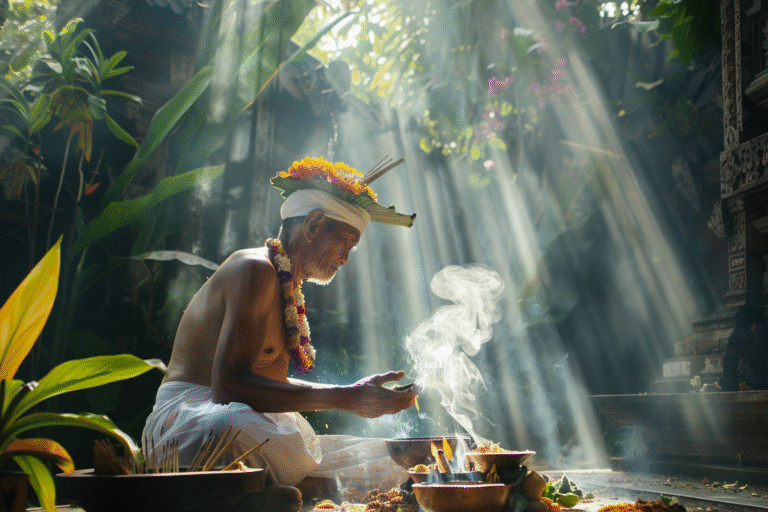 À Bali, on ne va pas chez le médecin on va chez le balian pour la guérison et la spiritualité