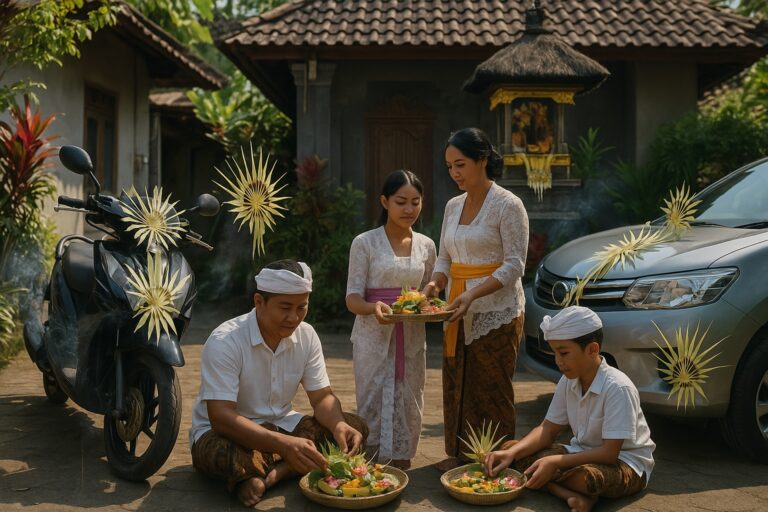 Ceremonie de Tumpek Landep a Bali